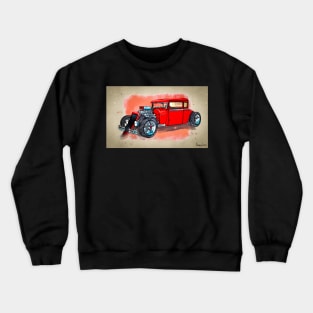 Blown 5 Window Hot Rod Coupe Crewneck Sweatshirt